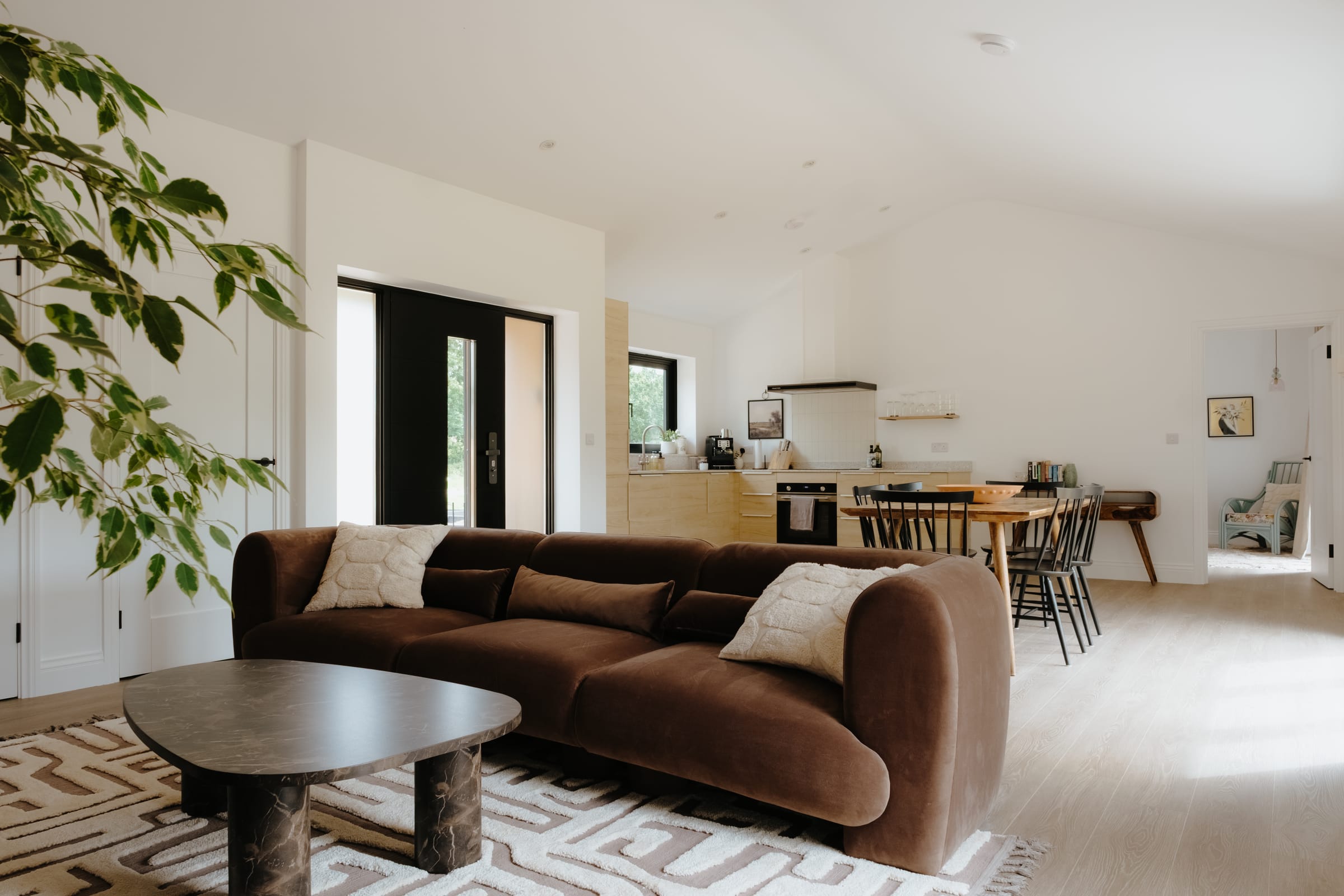 The Barn — open-plan living room