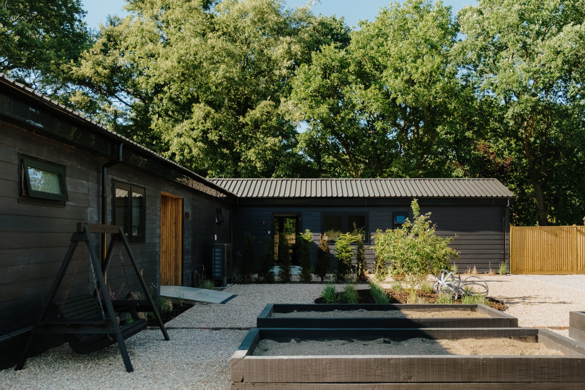 Baldslow Barn & Stables — shared courtyard