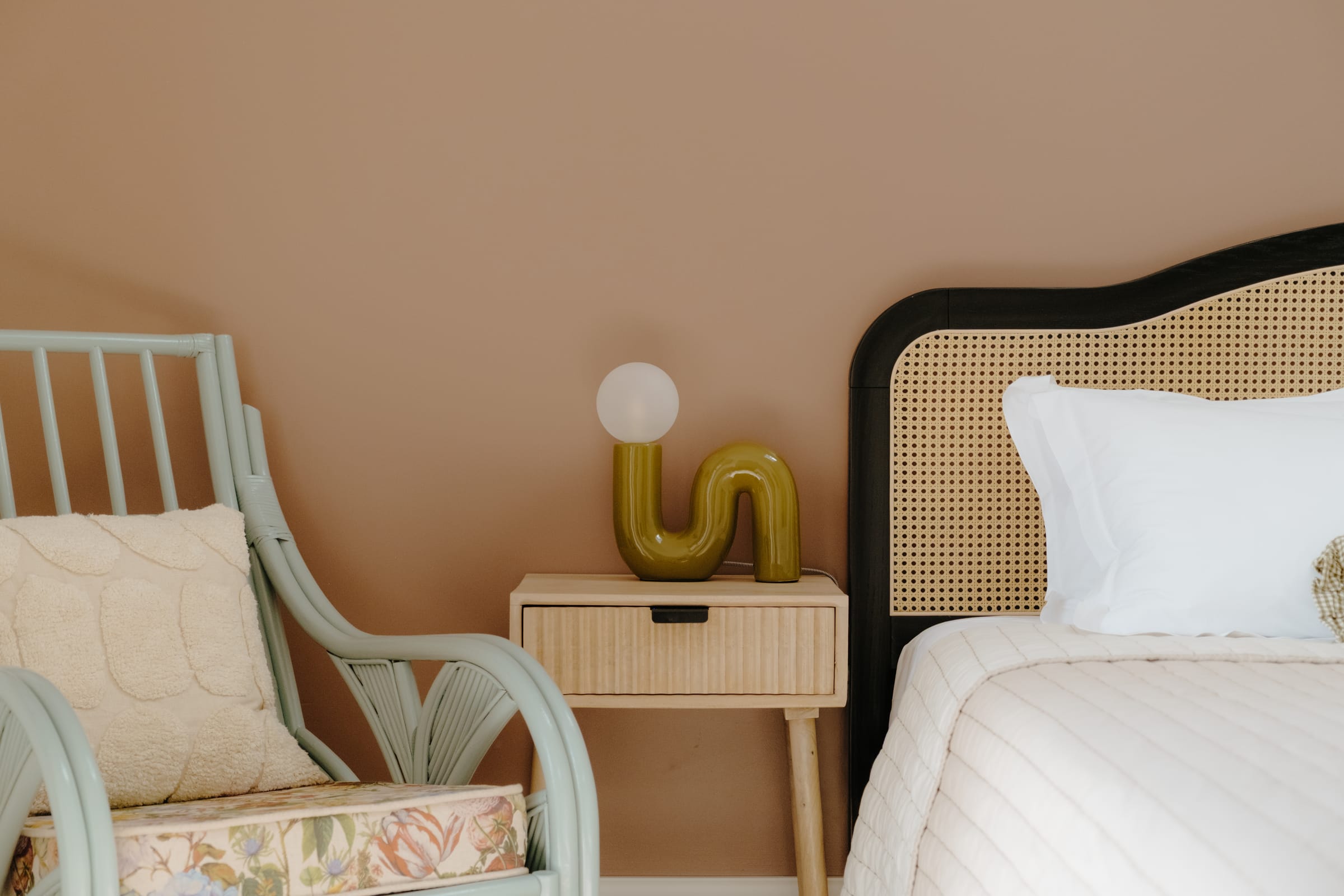 The Stables — master bedroom detail